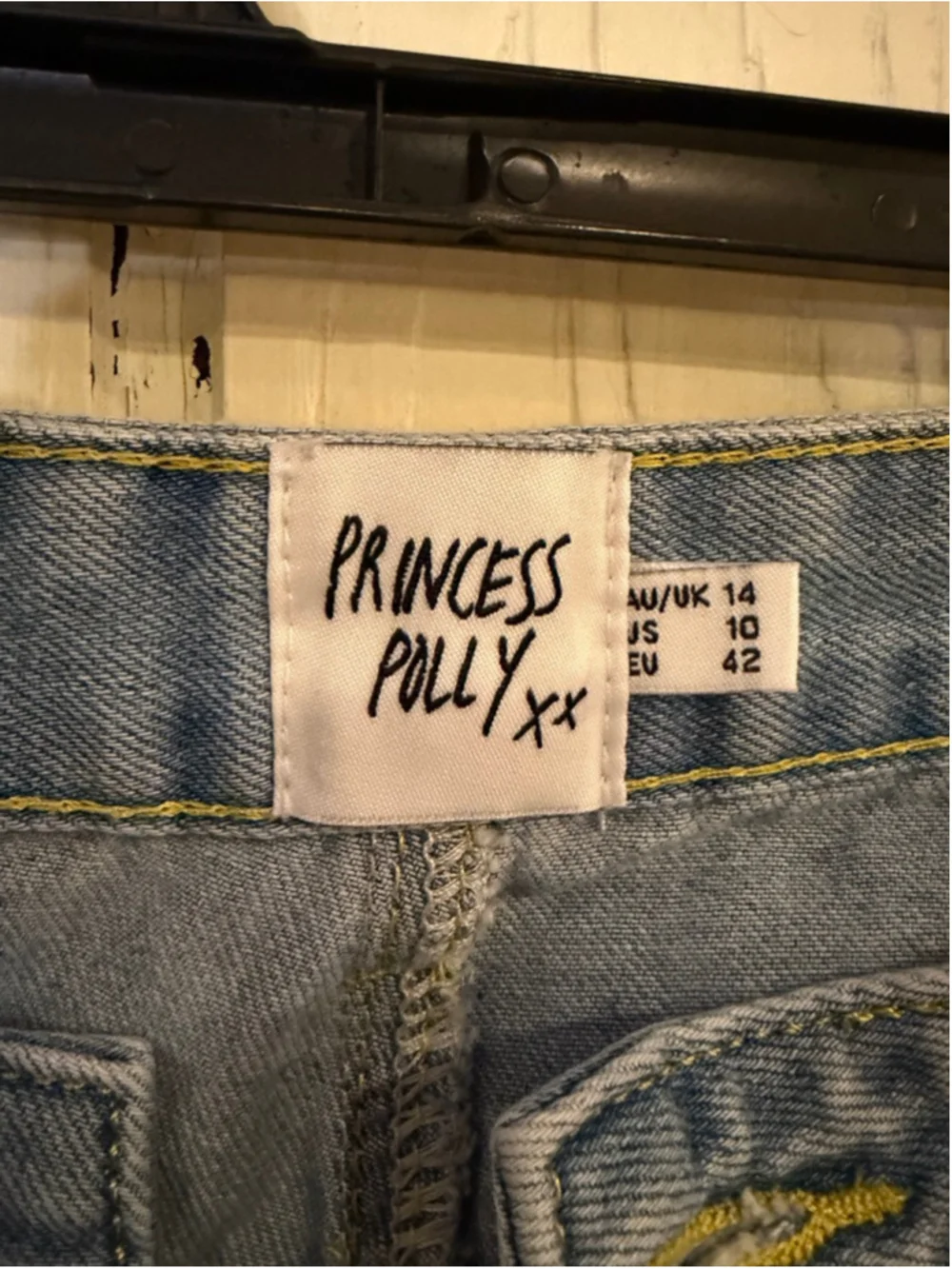 Women's Princess Polly Light Blue Jeans Size 10 - Picture 4 of 8